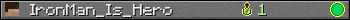 IronMan_Is_Hero userbar 350x20