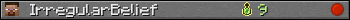 IrregularBelief userbar 350x20