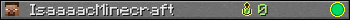 IsaaaacMinecraft userbar 350x20