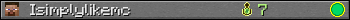 Isimplylikemc userbar 350x20