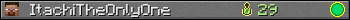 ItachiTheOnlyOne userbar 350x20