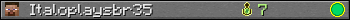 Italoplaysbr35 userbar 350x20