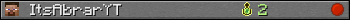 ItsAbrarYT userbar 350x20