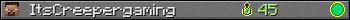 Benutzerleisten 350x20 für ItsCreepergaming