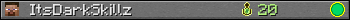 ItsDarkSkillz userbar 350x20