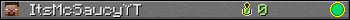 ItsMcSaucyYT userbar 350x20