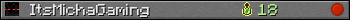 ItsMichaGaming userbar 350x20