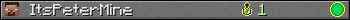 ItsPeterMine userbar 350x20