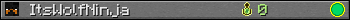 ItsWolfNinja userbar 350x20