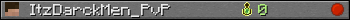 ItzDarckMen_PvP userbar 350x20