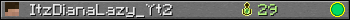 ItzDianaLazy_Yt2 userbar 350x20