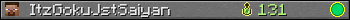 ItzGokuJstSaiyan userbar 350x20