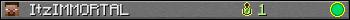 ItzIMMORTAL userbar 350x20