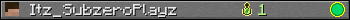 Itz_SubzeroPlayz userbar 350x20