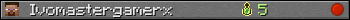 Ivomastergamerx userbar 350x20