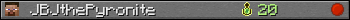 JBJthePyronite userbar 350x20