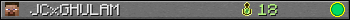 JCxGHULAM userbar 350x20