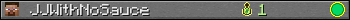 JJWithNoSauce userbar 350x20