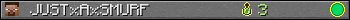 JUSTxAxSMURF userbar 350x20