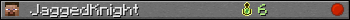 JaggedKnight userbar 350x20