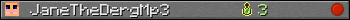 JaneTheDergMp3 userbar 350x20