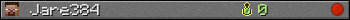 Jare384 userbar 350x20