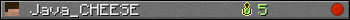 Java_CHEESE userbar 350x20