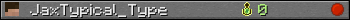 JaxTypical_Type userbar 350x20