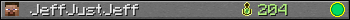 JeffJustJeff userbar 350x20