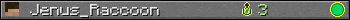 Jenus_Raccoon userbar 350x20