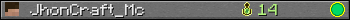 JhonCraft_Mc userbar 350x20