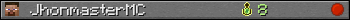 JhonmasterMC userbar 350x20