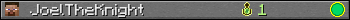 JoelTheKnight userbar 350x20