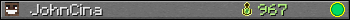 JohnCina userbar 350x20