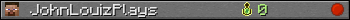 JohnLouizPlays userbar 350x20