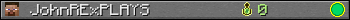 JohnRExPLAYS userbar 350x20