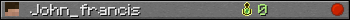 John_francis userbar 350x20