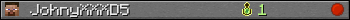 JohnyXXXD5 userbar 350x20