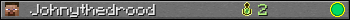 Johnythedrood userbar 350x20