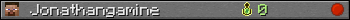 Jonathangamine userbar 350x20