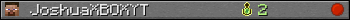 JoshuaXBOXYT userbar 350x20