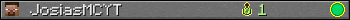 JosiasMCYT userbar 350x20