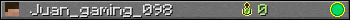 Juan_gaming_098 userbar 350x20