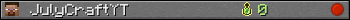 JulyCraftYT userbar 350x20