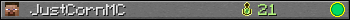 JustCornMC userbar 350x20