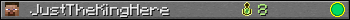 JustTheKingHere userbar 350x20