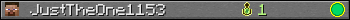 JustTheOne1153 userbar 350x20