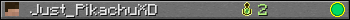 Just_PikachuXD userbar 350x20