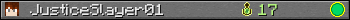 JusticeSlayer01 userbar 350x20