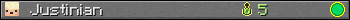 Justinian userbar 350x20